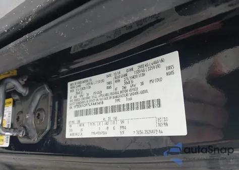 2020 Ford F-150 Xl z USA, uszkodzony, nr VIN 1FTEX1CP7LFA81418